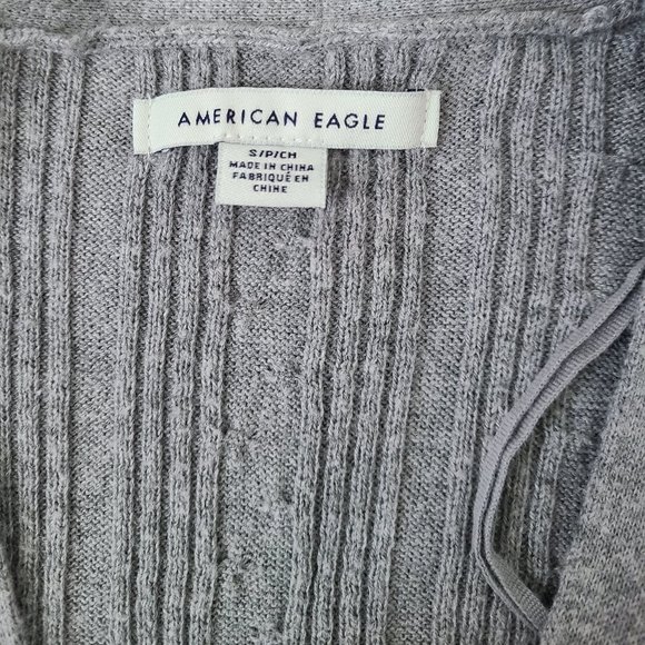 American Eagle Bodycon Cable Knit Cardigan S - Picture 2 of 6